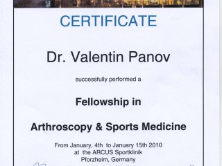 стажировка по артроскопии и спортивной медицине в клинике спортивной медицины, Германия